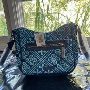 Vera Bradley Blue Patterned Crossbody Bag